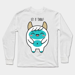 Kawaii Yeti Long Sleeve T-Shirt